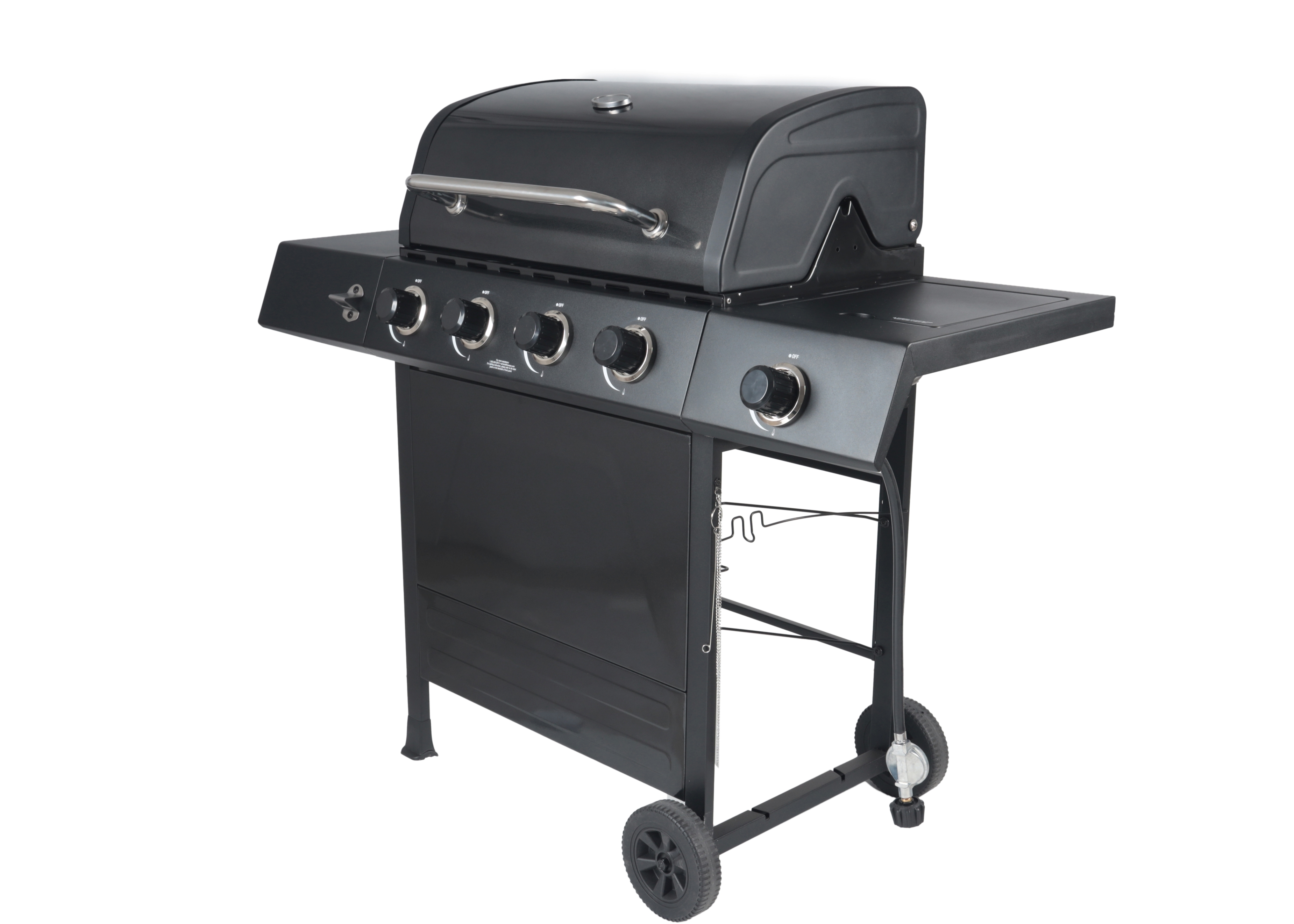 Revoace 4 Burner Propane Gas Grill With Side Burner 1222