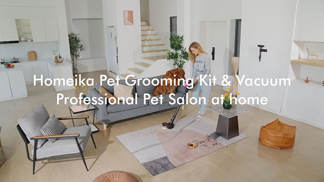 thumbnail video image 2 of Homeika Cordless Vacuum Cleaner, 300W 23KPa Powerful Suction Vacuum with LED Display, 3 Suction, 48mins Runtime, Lightweight Stick Cleaner with Sofa Brush for Hard Floor/Carpet/Pet Hair/Car, Black, 2 of 9