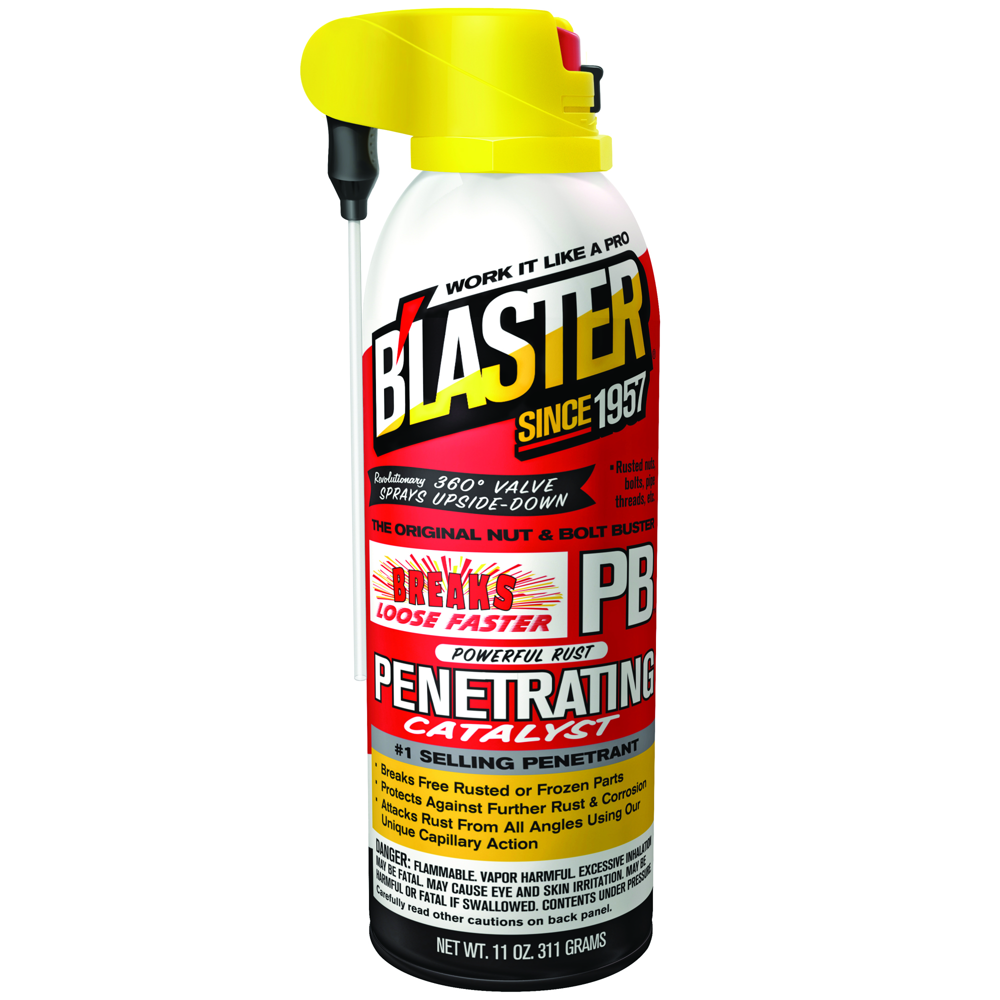 thumbnail video image 2 of PB Blaster 16PBDS Penetrant Rust Remover, Machine & Tool Lubricants, 11oz, 2 of 8
