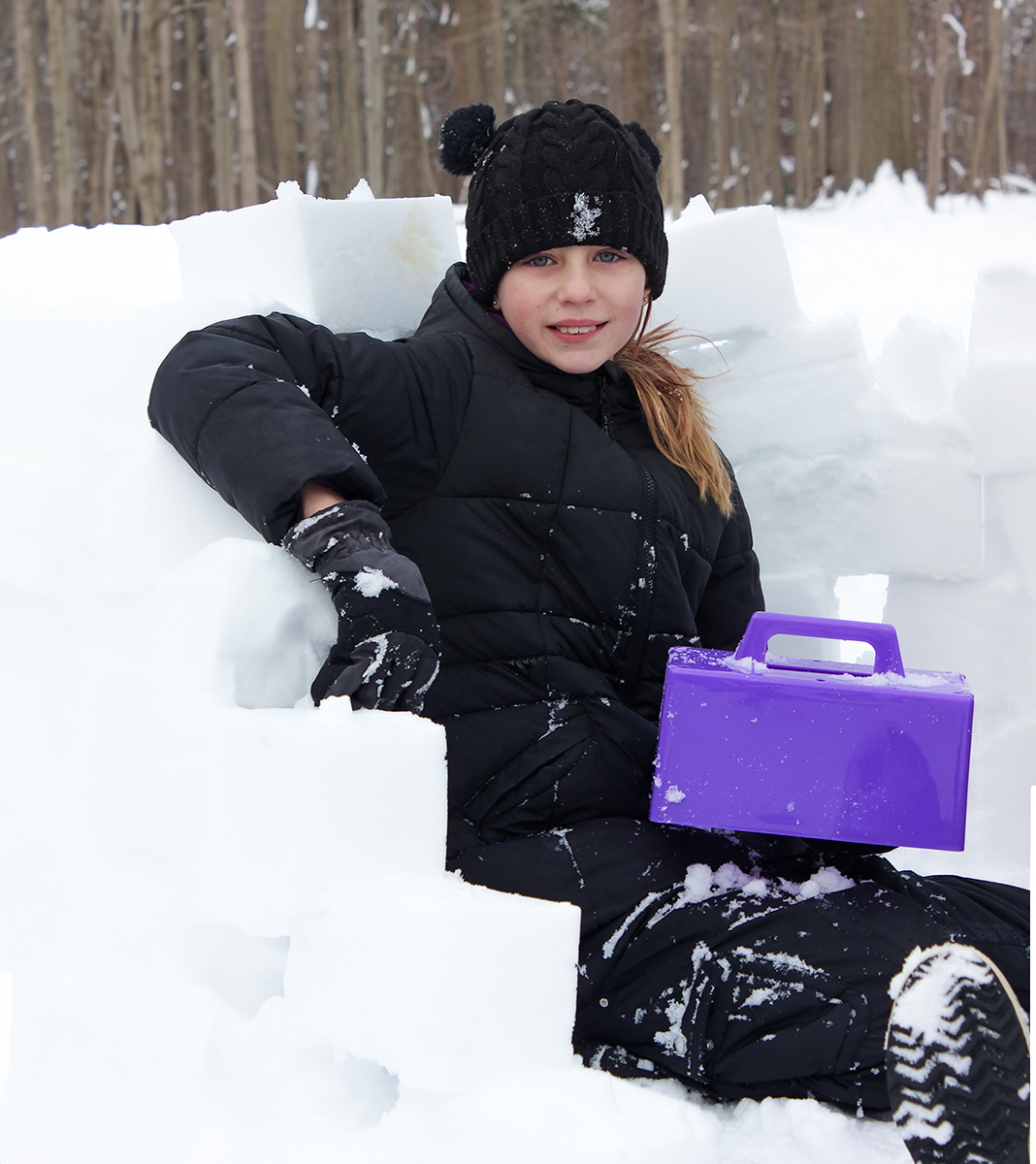 thumbnail video image 2 of Emsco Group 1100 Sand or Snow Poly Brick Maker Toy for Kids, 2 of 7