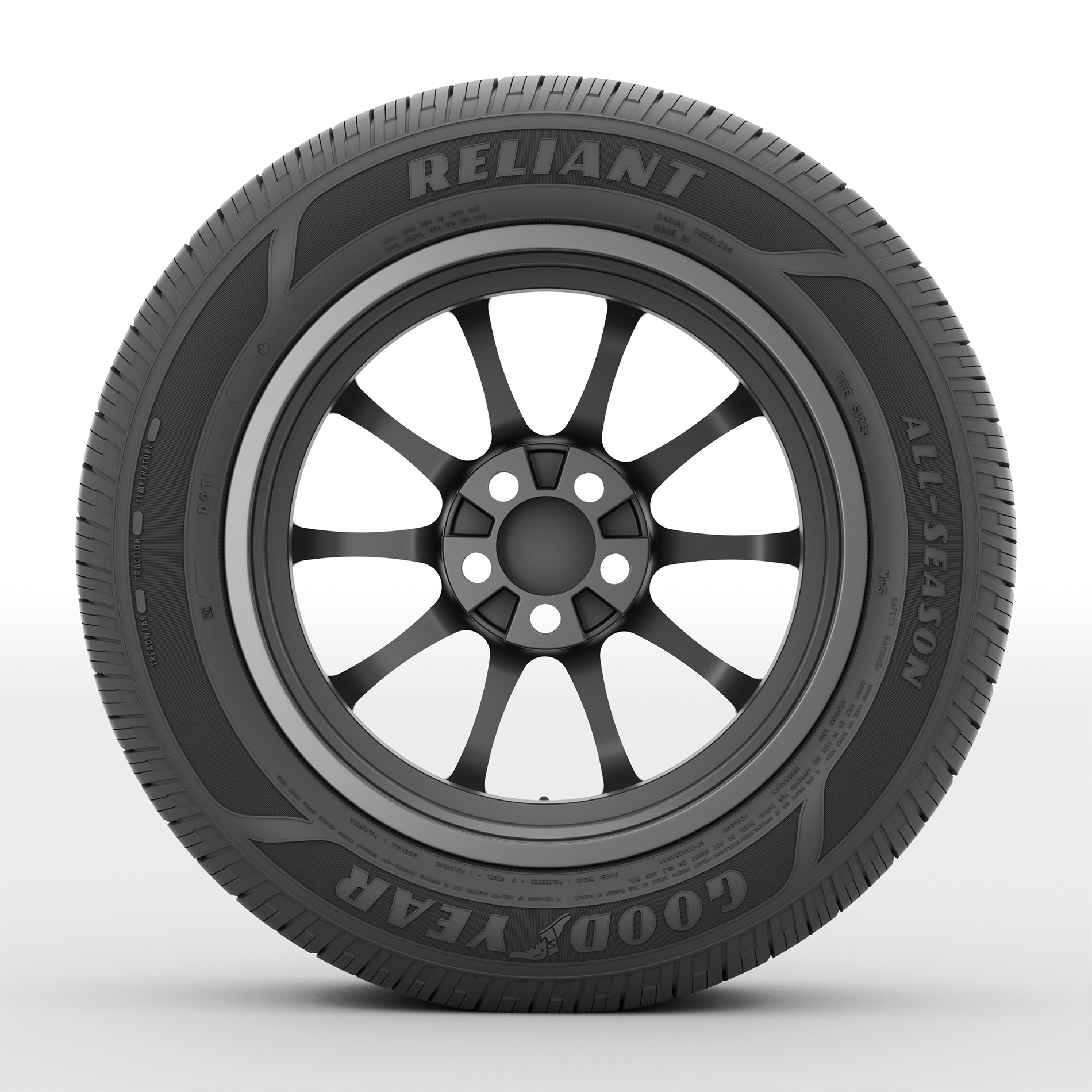 Goodyear Reliant All-Season 225/45R17 91V All-Season Tire