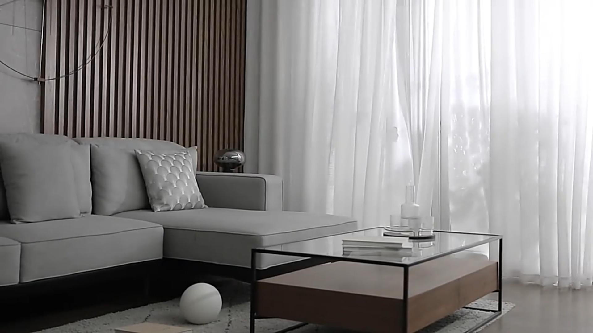 thumbnail video image 2 of Linen Curtains for Living Room 1Panel Set Rod Pocket Light Filtering Privacy Neutral Semi Sheer Flax Linen Curtains Rustic Farmhouse Boho Decor Cotton Textured Gauze Drapes 52x85 Inch, 2 of 9