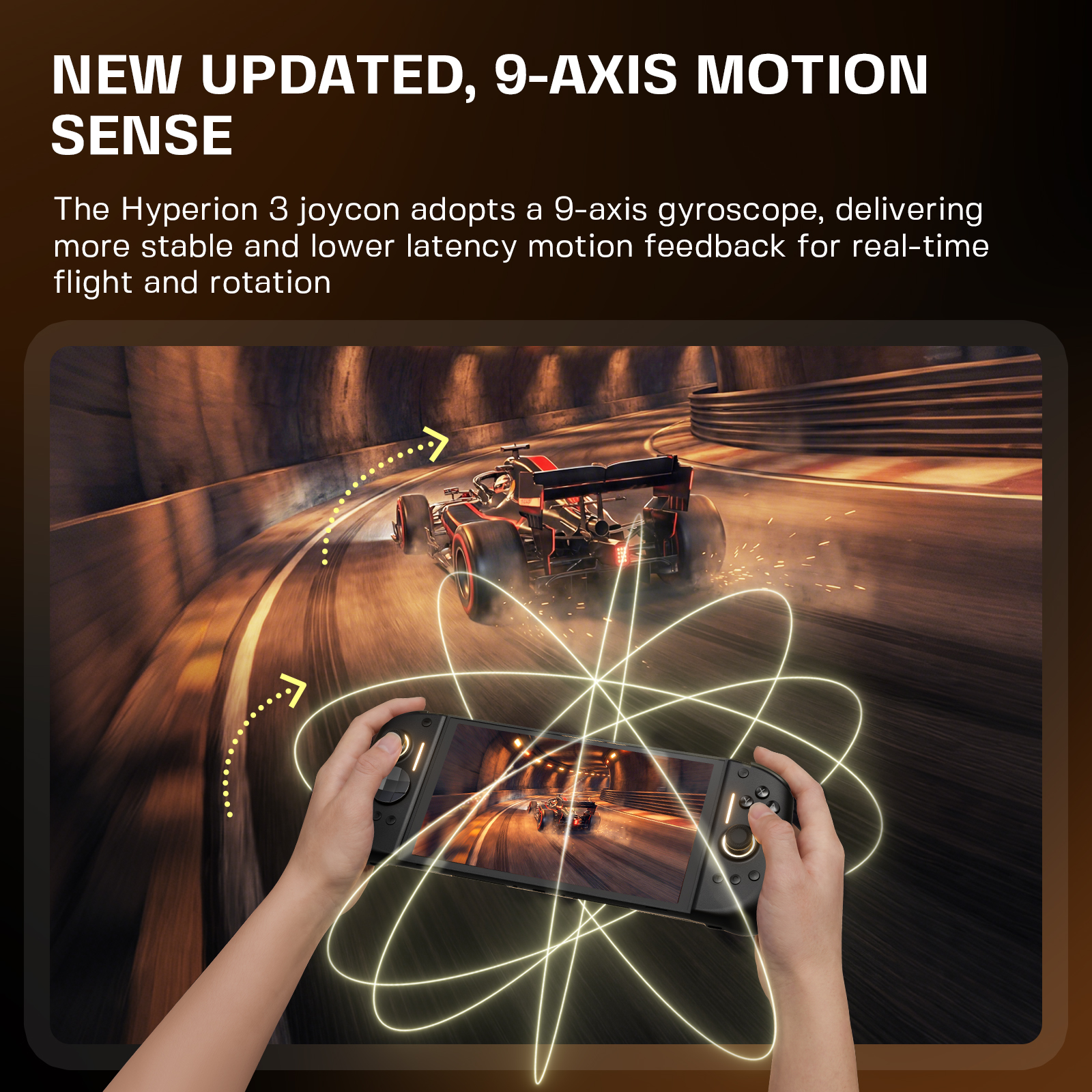 thumbnail video image 2 of NYXI Hyperion 3 Wireless Magnetic Joypad with Hall Effect Joystick, Micro-Switch Buttons, 9-Axis Gyro, Handheld Wake-up for Nintendo Switch 2, 2 of 11