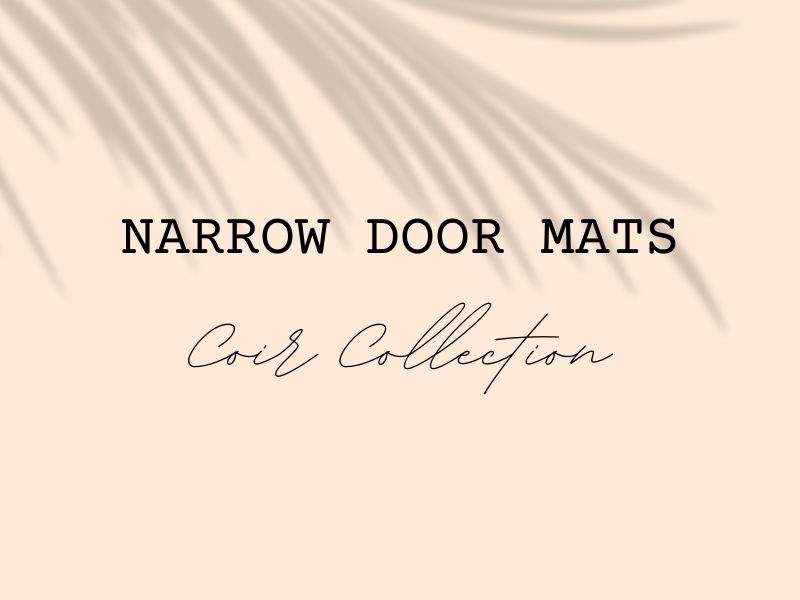 thumbnail video image 2 of Bonjour 30x10 Long Sheltered Front Door Mat Coco Natural, 2 of 8