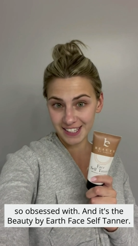thumbnail video image 2 of Beauty by Earth Self Tanner for Face with Organic & Natural Ingredients, Sunless Fake Tanning Lotion Fair to Medium, 2 of 9