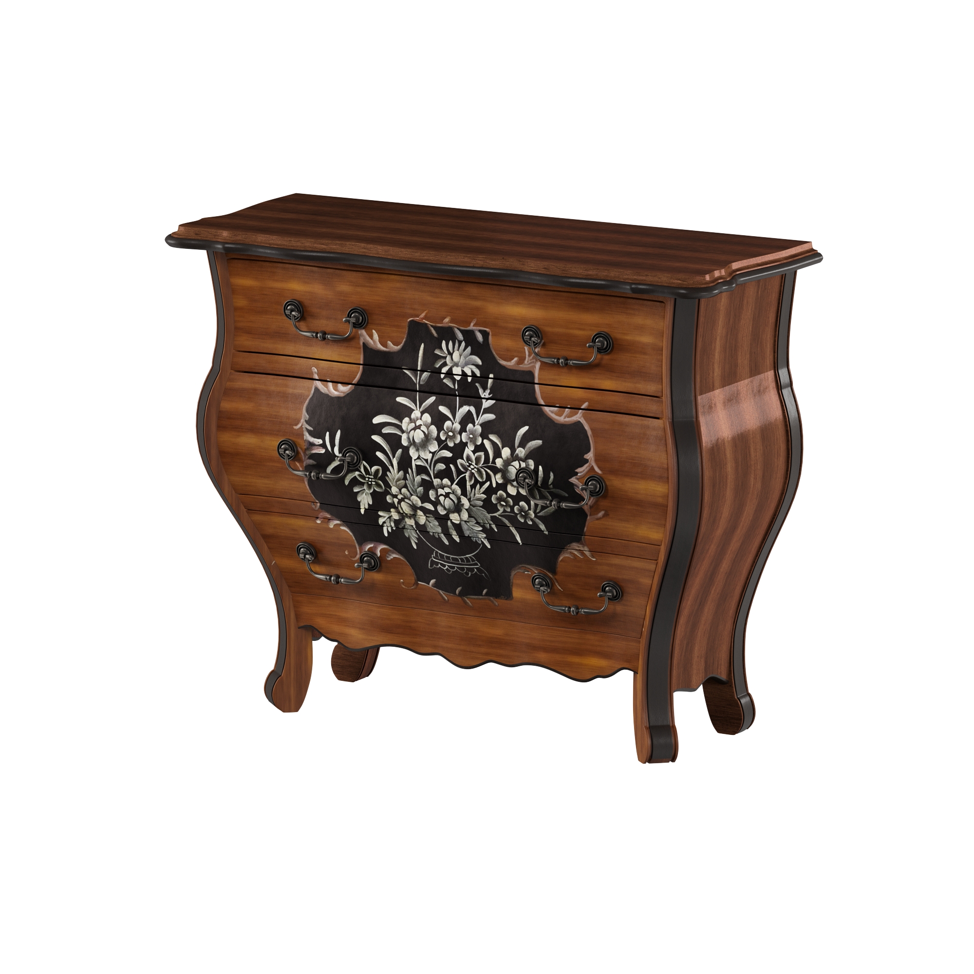 ACME Furniture Iden Bombay Chest 新品・未使用 Acme Iden Bombay Chest, Cherry Finish