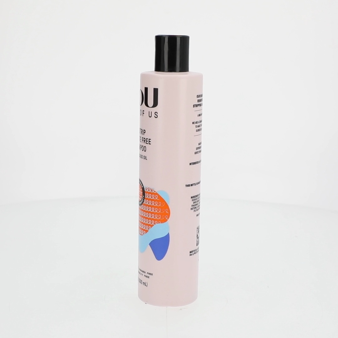 NOU No Strip Sulfate Free Shampoo, for Kinky, Curly & Coily Hair