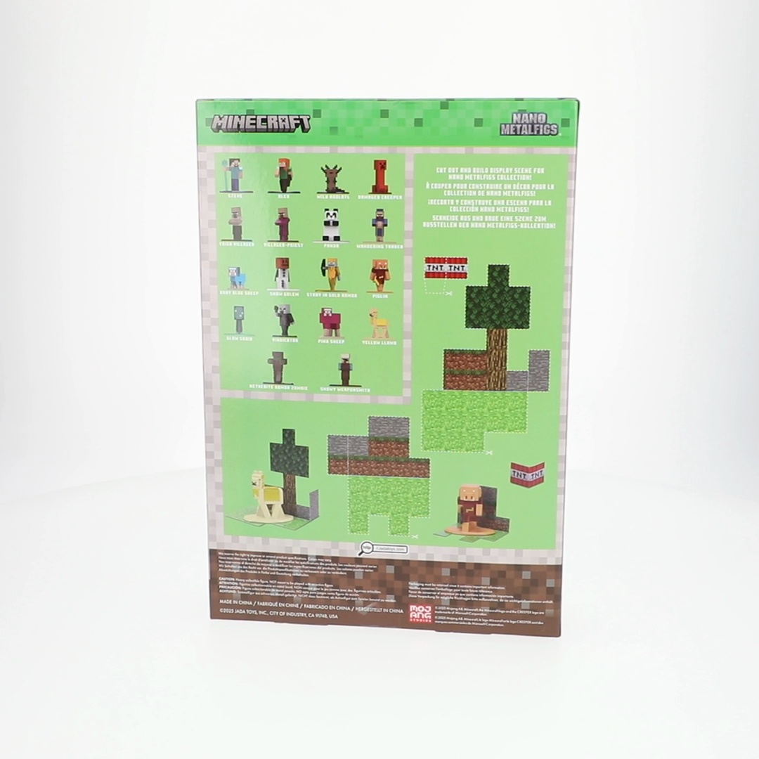 Minecraft Caves and Cliffs 1.65 18-Pack Series 8 Die-cast Figures, Toys for Kids and Adults