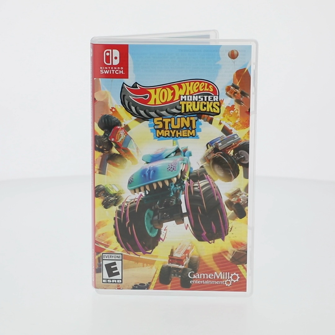 Free Shipping! GameMill Hot Wheels Monster Trucks Stunt Mayhem