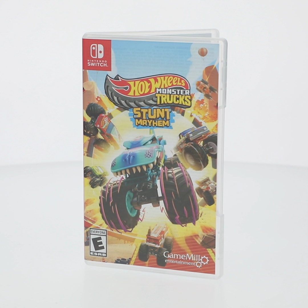 Free Shipping! GameMill Hot Wheels Monster Trucks Stunt Mayhem
