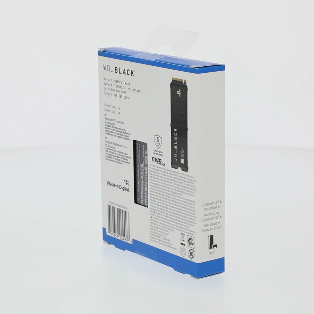 WD_Black 1TB SN850P NVMe SSD for PS5 consoles - WDBBYV0010BNC-WRWM