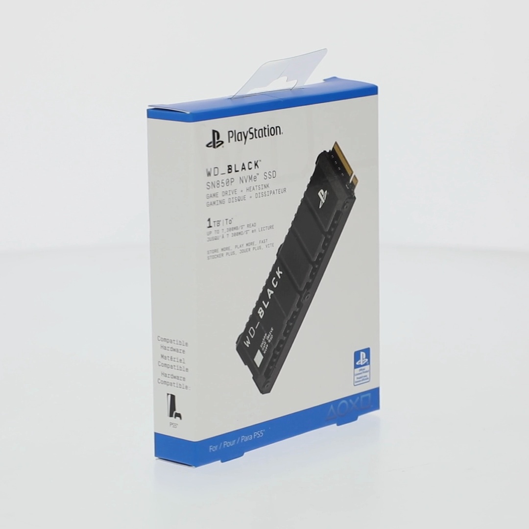 WD_Black 1TB SN850P NVMe SSD for PS5 consoles - WDBBYV0010BNC-WRWM