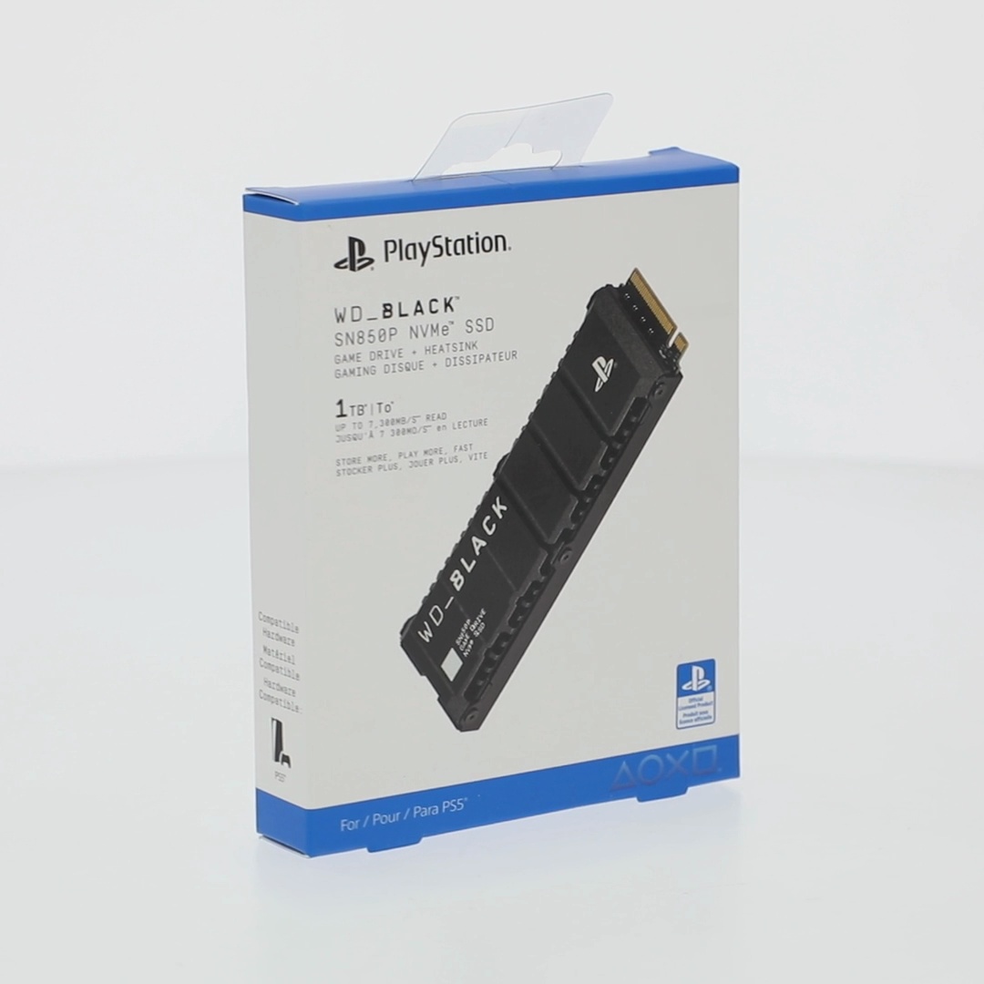 WD_Black 1TB SN850P NVMe SSD for PS5 consoles - WDBBYV0010BNC-WRWM