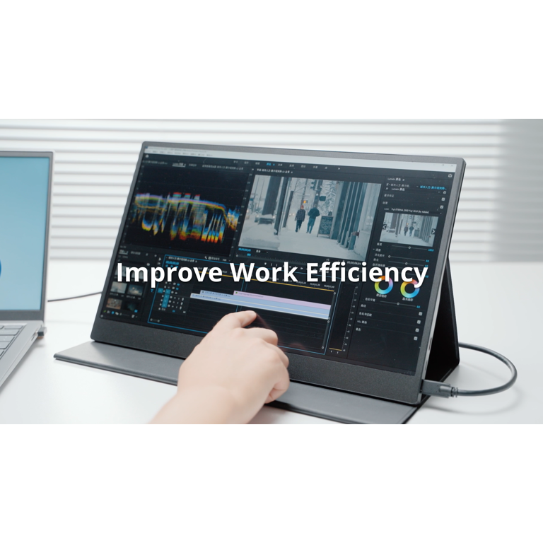 Portable Monitor Touch Screen, UPERFECT 15.6 Inch 1080P FHD IPS