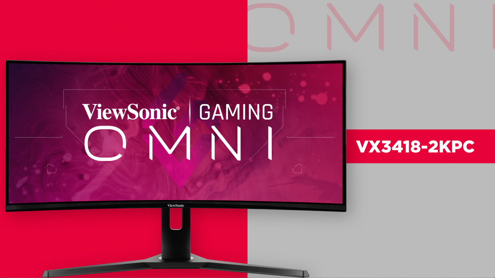 thumbnail video image 2 of ViewSonic 34 Inch Ultrawide Curved Gaming Monitor, 1440p, 1ms, 180Hz, AMD FreeSync Premium, Eye Care, HDMI, Display Port, 2 of 7