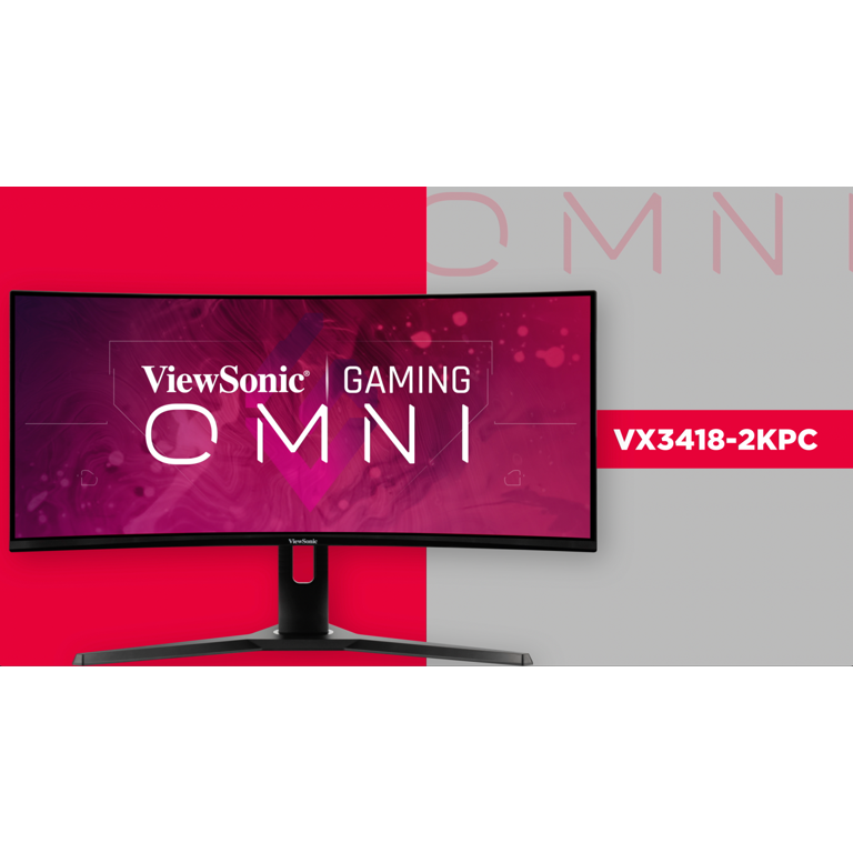 ViewSonic VX3418-2KPC 34インチ湾曲モニター VX3418-2KPC 34型 21:9 144Hz Ultrawide QHD 曲面型ウルトラ