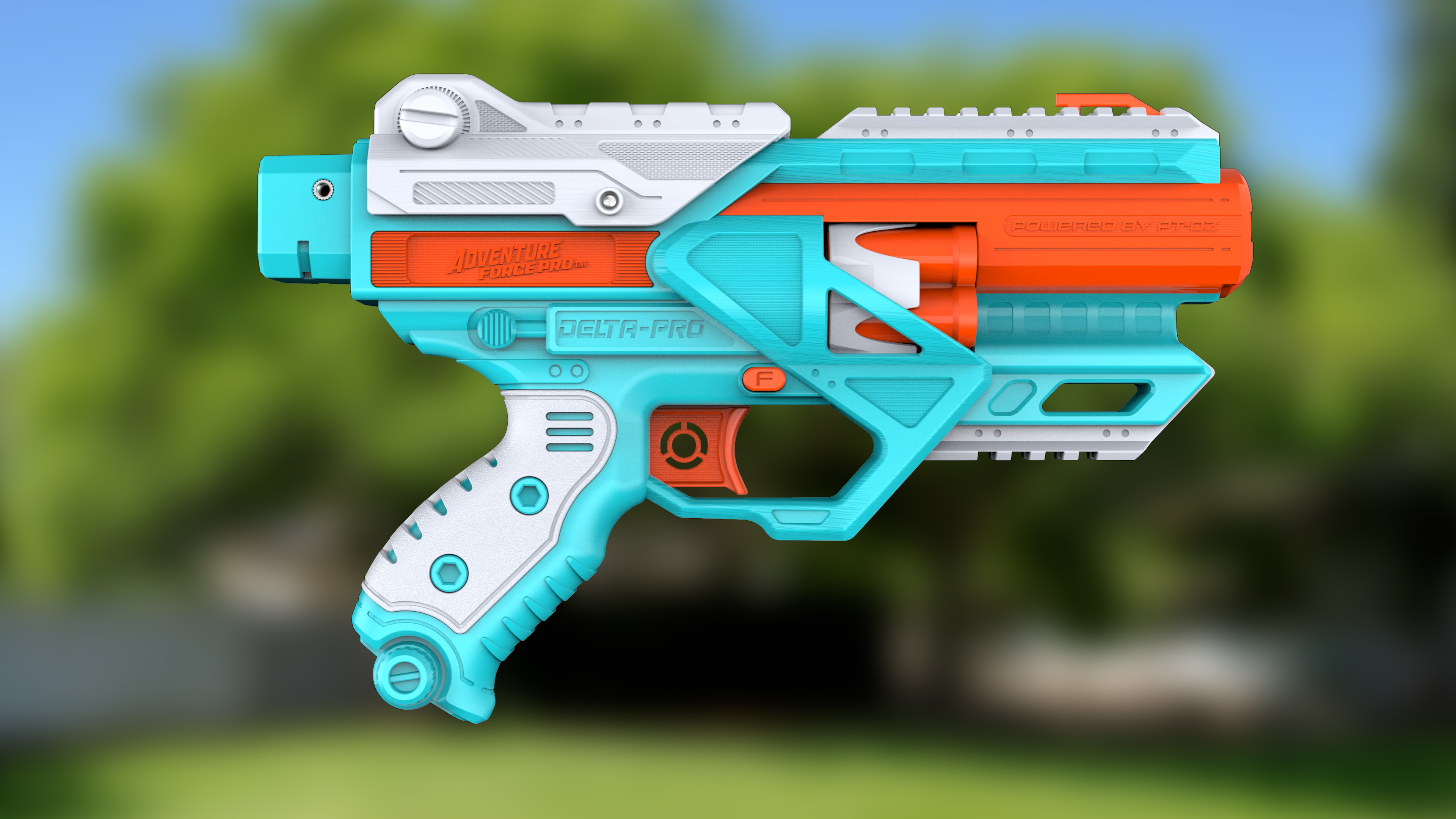 thumbnail video image 2 of Adventure Force Tactical Strike Delta Pro Ultimate Auto-Advance 6 Cylinder Half-Length Pro Dart Blaster, 14+, 2 of 8