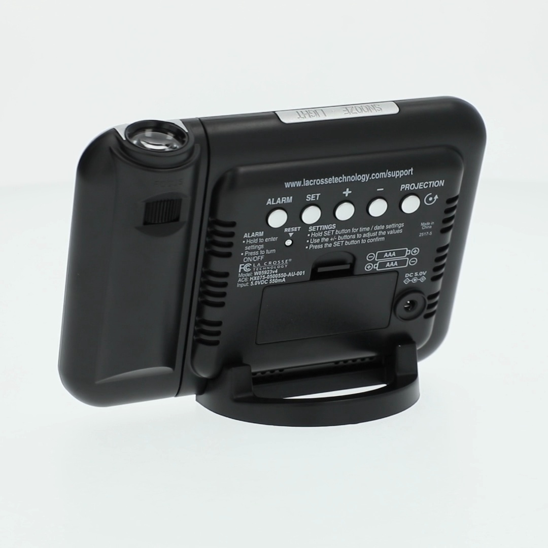 La Crosse Technology Digital Ceiling Display Alarm Clock, Shows