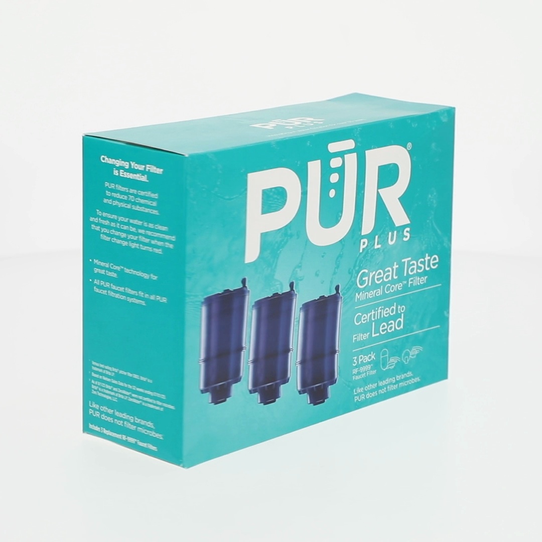 [完品][帯付]Pure・Pure2・Pure3【コンプリートセット】 PUR PLUS MineralCore Faucet Water Filter, Lead Reduction, 3-Pack