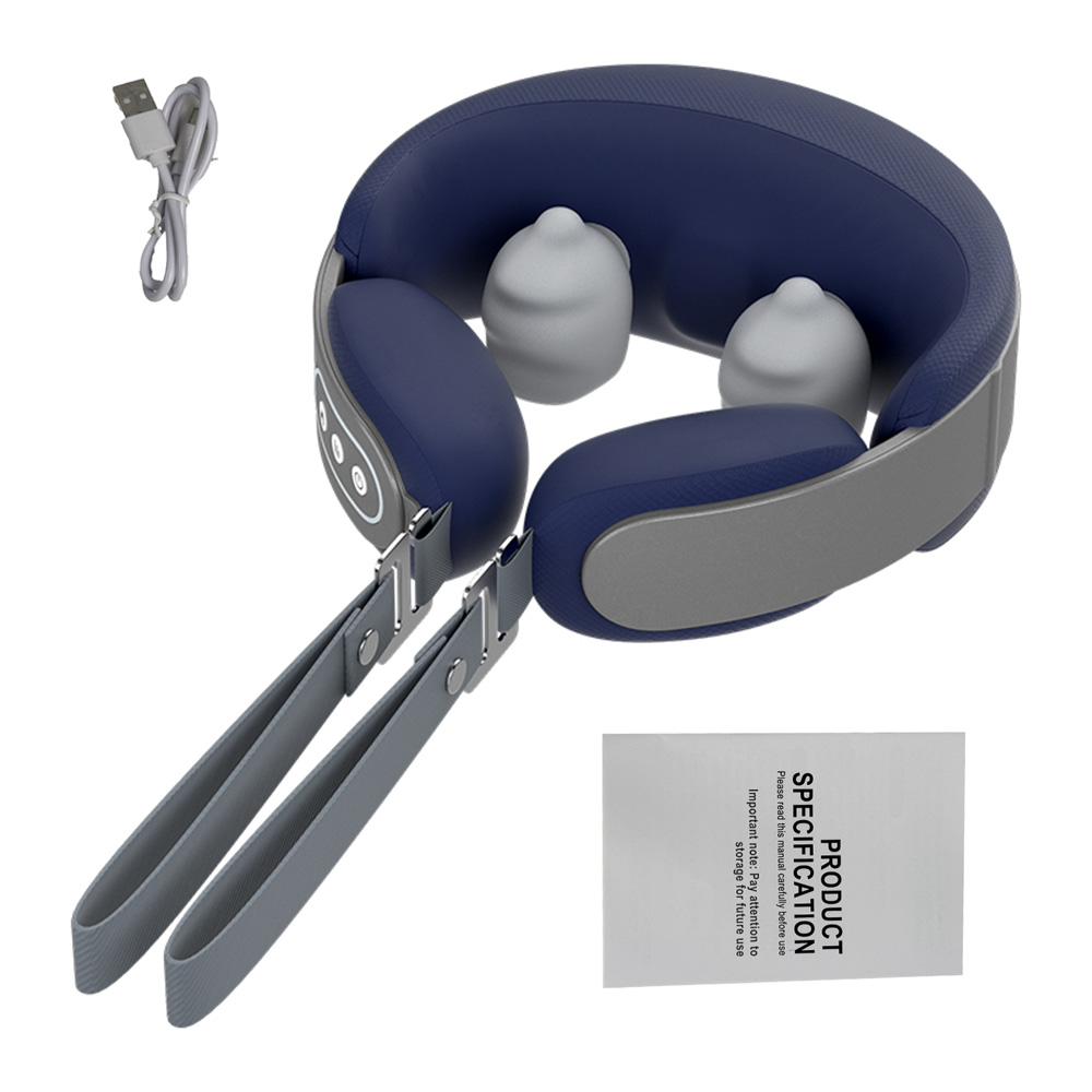 thumbnail video image 2 of mdmrba Neck Relaxer Massager 3 Modes w/ Heat U-Shaped Neck & Shoulders Acupressure for Office/Travel, 2 of 9