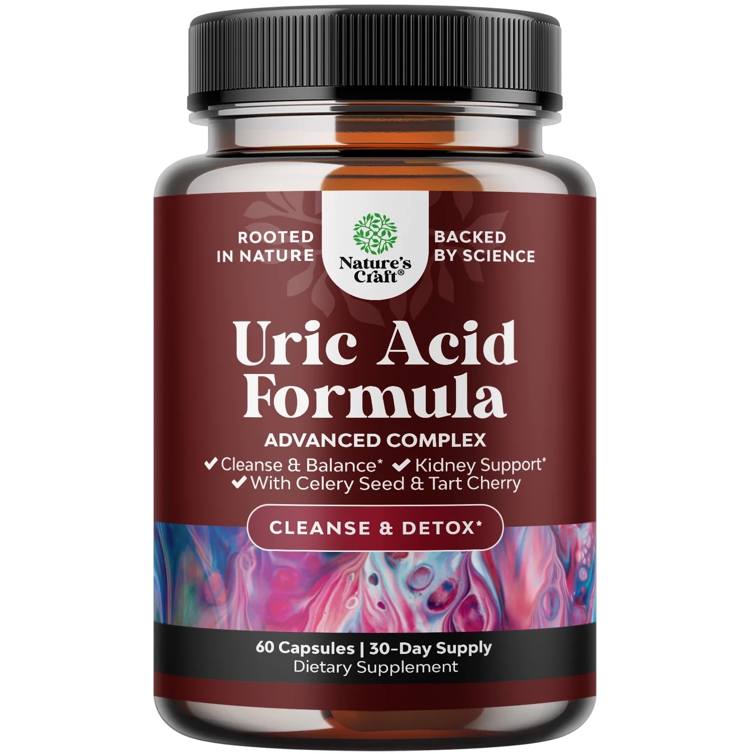 thumbnail video image 2 of Natures Craft Uric Acid Cleanse, Joint and Kidney Support Supplement with Bromelain and Tart Cherry, 60 Ct, 2 of 9