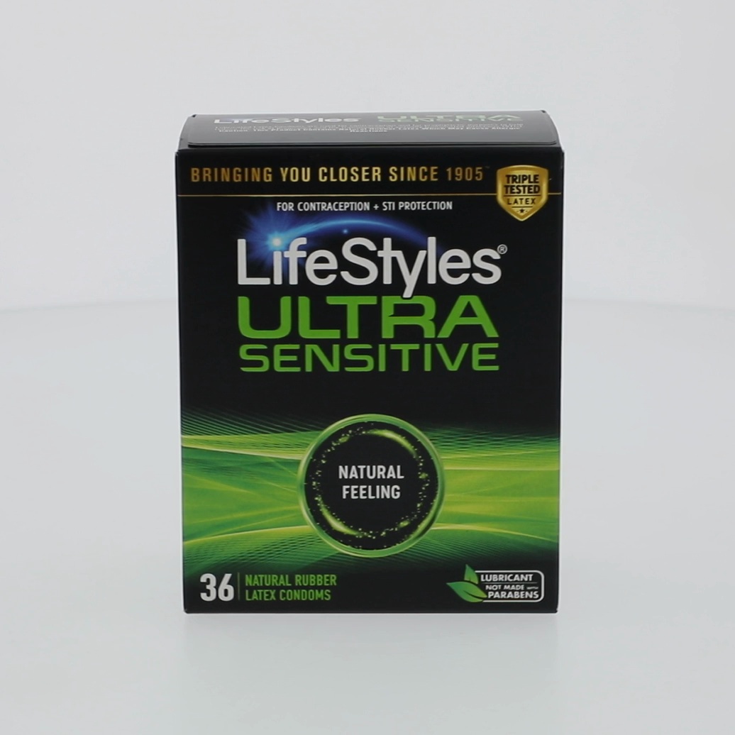 ky lubricant near me LifeStyles Ultra Sensitive Lubricated Natural Latex Condoms, 36 Count  HSA/FSA Eligible