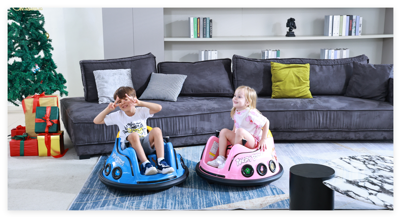 thumbnail video image 2 of TOKTOO 12V Ride on Bumper Car, Licensed Angry Birds Electric Bumper Car for Kids, Ride on Toys Baby Bumper Toddler Car with Remote, Gift for Boys Girls Aged 1.5+, Red, 2 of 9