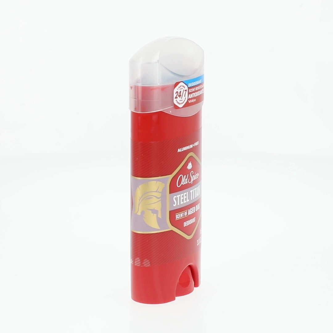 Old Spice Aluminum Free Solid, Men's Deodorant, Stick, Steel Titan