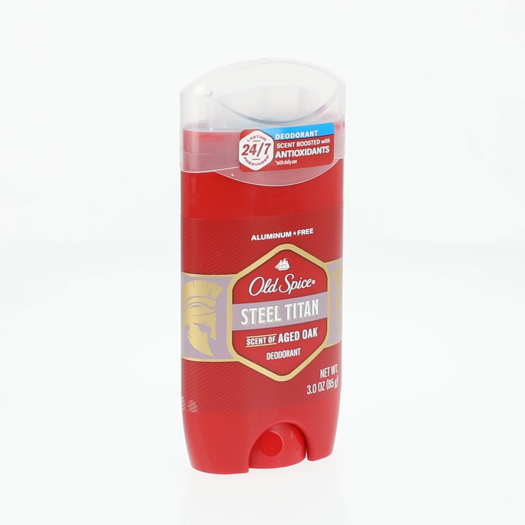 Old Spice Aluminum Free Solid, Men's Deodorant, Stick, Steel Titan