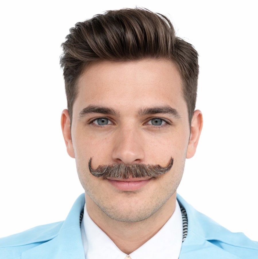 thumbnail video image 2 of Imperial Facial Hair Mustache For Men | HPO, 2 of 9