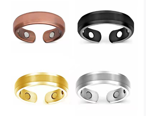 thumbnail video image 2 of Auvulis Migraine Ring, Auvulis Vitality Ring, Adjustable Acupressure Magnetic Ring for Migraine Relief, Sleep Improvement & Stress Reduction, 2 of 9