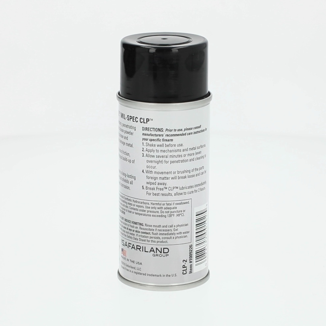 Break Free CLP2100 Cleaning Lubricant Aerosol Spray, No Residue, 4 oz, Tool Box Size, 100 Count - Walmart.com Break Free CLP2100 Cleaning Lubricant Aerosol Spray, No Residue, 4 oz, Tool Box Size, 100 Count - Walmart.com