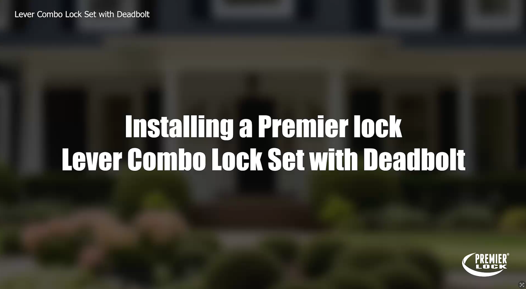 thumbnail video image 2 of Stainless Steel Entry Door Handle Combo Lock Set with Deadbolt and 8 KW1 Keys Total (2-Pack, Keyed Alike), 2 of 14