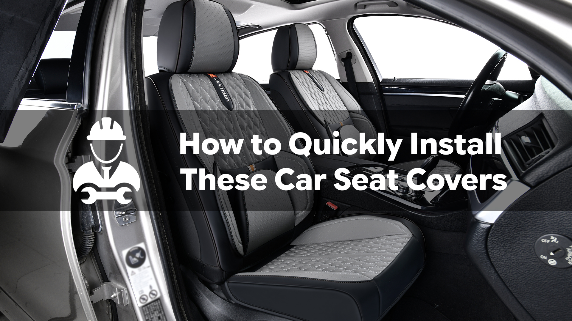thumbnail video image 2 of for Toyota Corolla im 2018 Car Seat Covers Leather Upholstery Wear Resistant Tailored Fit Daily Comfort Seat Function Compatible, 2 of 10