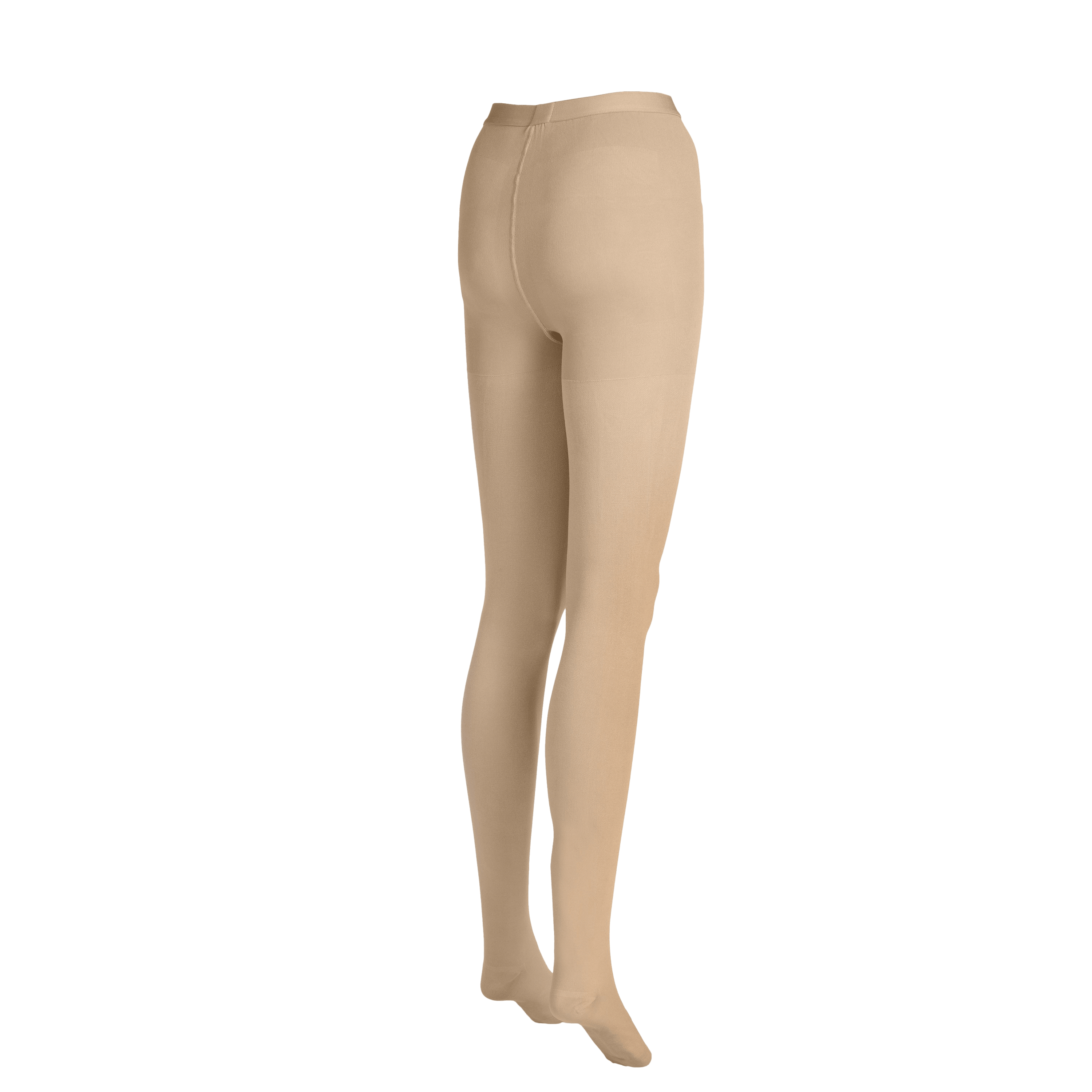 Opaque Compression Pantyhose for Women Circulation 20-30mmHg - Beige, Large  