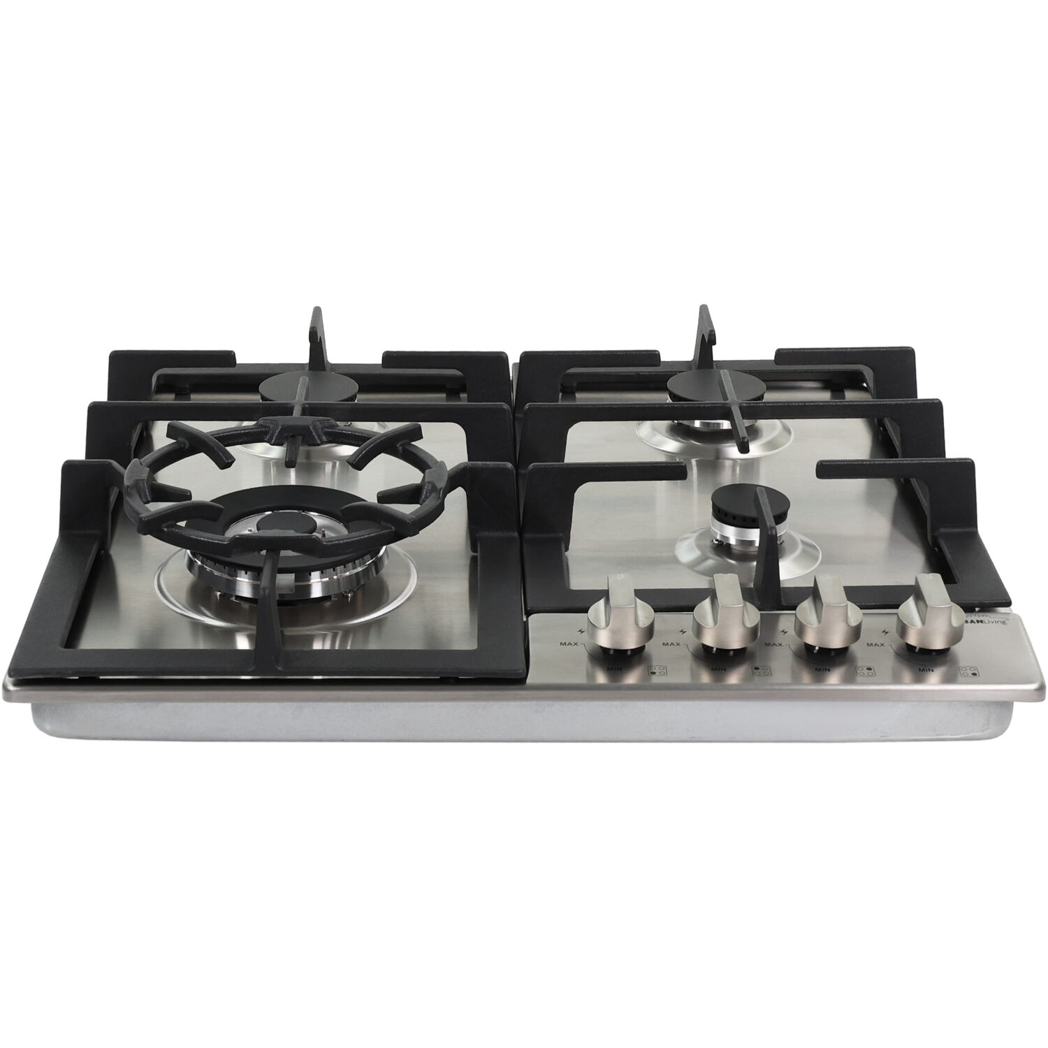 thumbnail video image 2 of Urban Living 24-in. Gas Cooktop with 4 Burners in Stainless Steel, 2 of 16