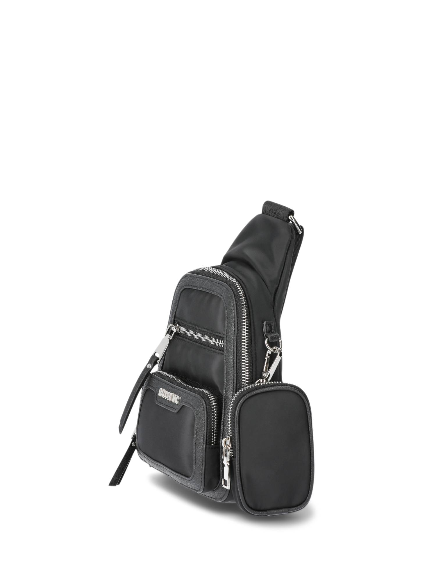 Madden NYC Women's Sling Bag with Pouch, Black - Walmart