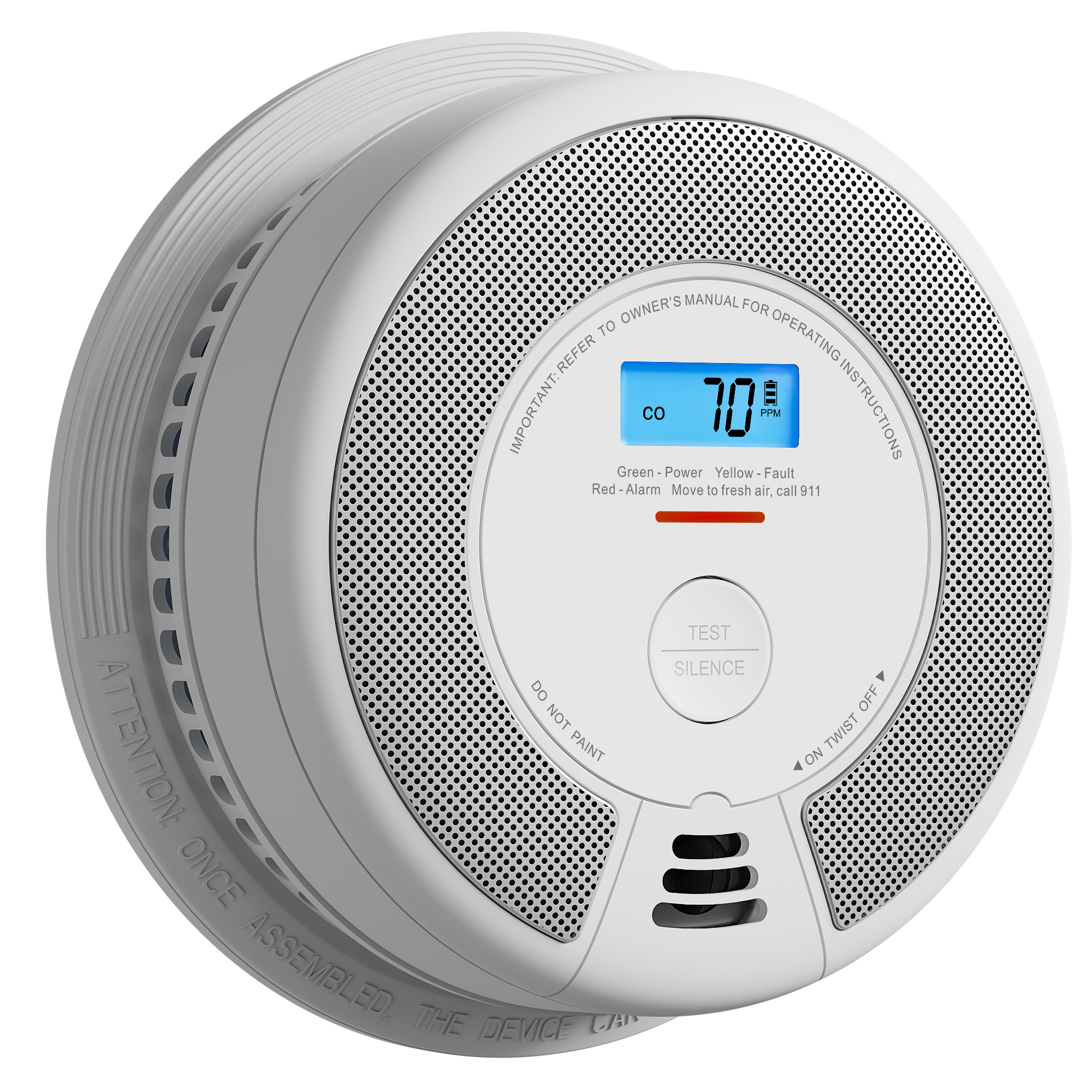 thumbnail video image 2 of X-Sense Smoke and Carbon Monoxide Alarm Combo, 10-Year Battery Powered Detector, UL 217 & UL 2034 Certified, SC07, 5-Pack, 2 of 8