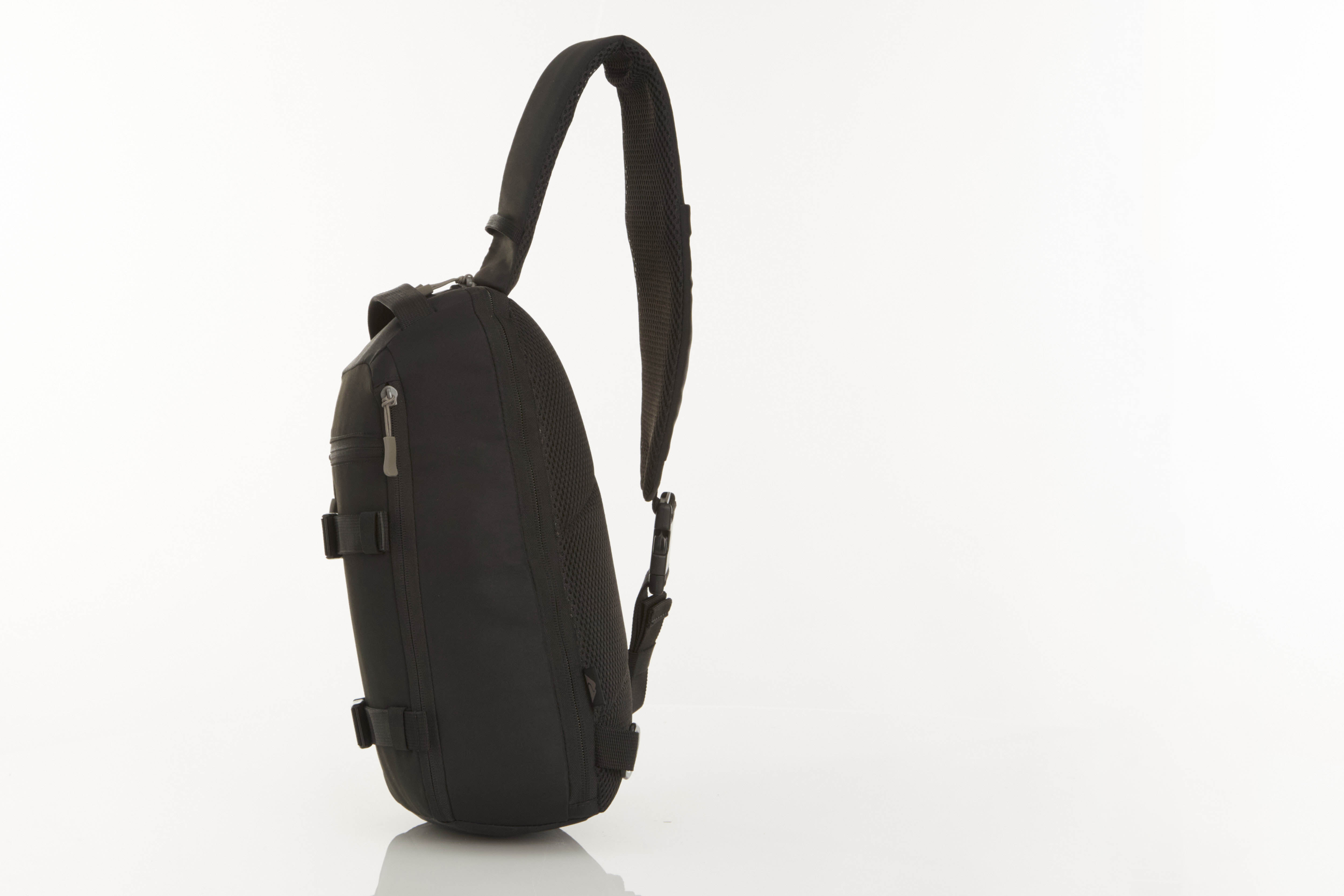 Ozark Trail Sling Pack, Black, Polyester, 9 L Messenger Bag