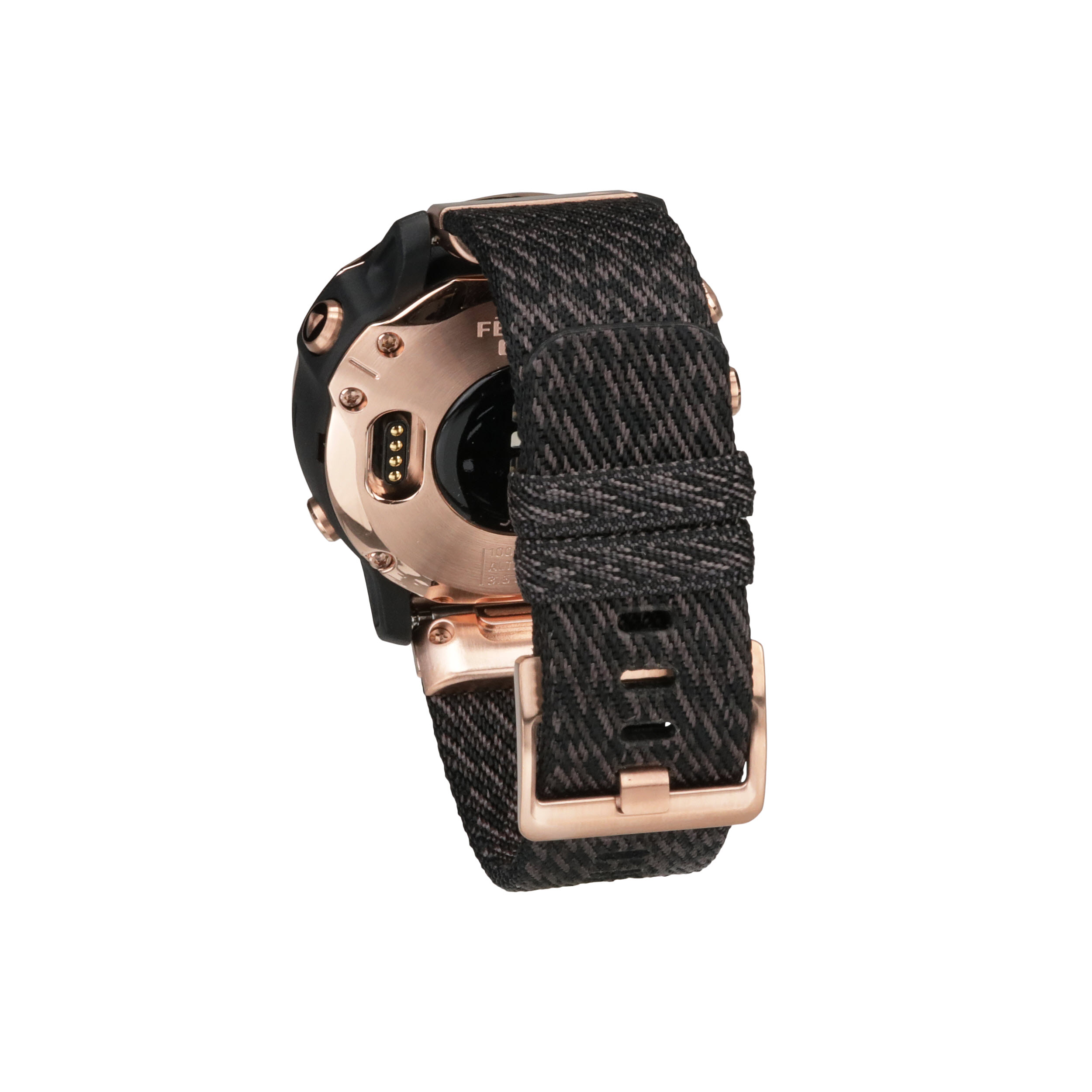 Garmin fēnix® 6S – Sapphire – Rose Gold-tone with Heathered Garmin fēnix® 6S – Sapphire – Rose Gold-tone with Heathered