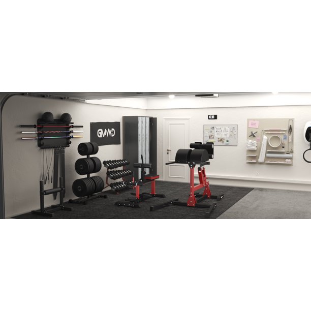 Syedee Adjustable Glute Ham Developer Machine(GHD), Hyperextension