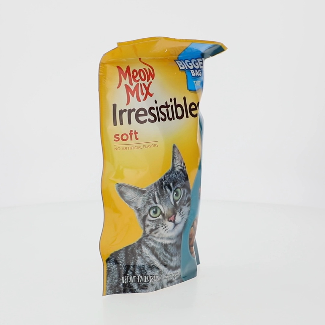 Meow Mix Irresistibles Soft Cat Treats Made With Real Salmon, 12