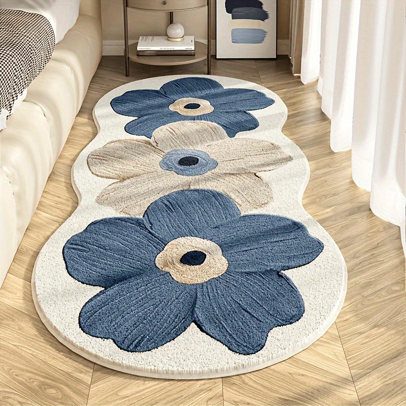 thumbnail video image 2 of 47"x19" Area Rug Carpet Soft Runner Rugs for Bedroom Living Room Plush Fluffy Rug - Pink, 2 of 7