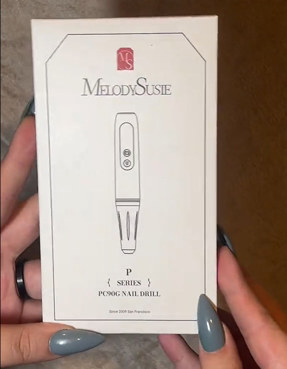 thumbnail video image 2 of MelodySusie PC90G Portable Rechargeable Nail Drill, 20000 RPM Nail File Kit for for Acrylic & Gel Nails, Home & Salon - Blue, 2 of 7