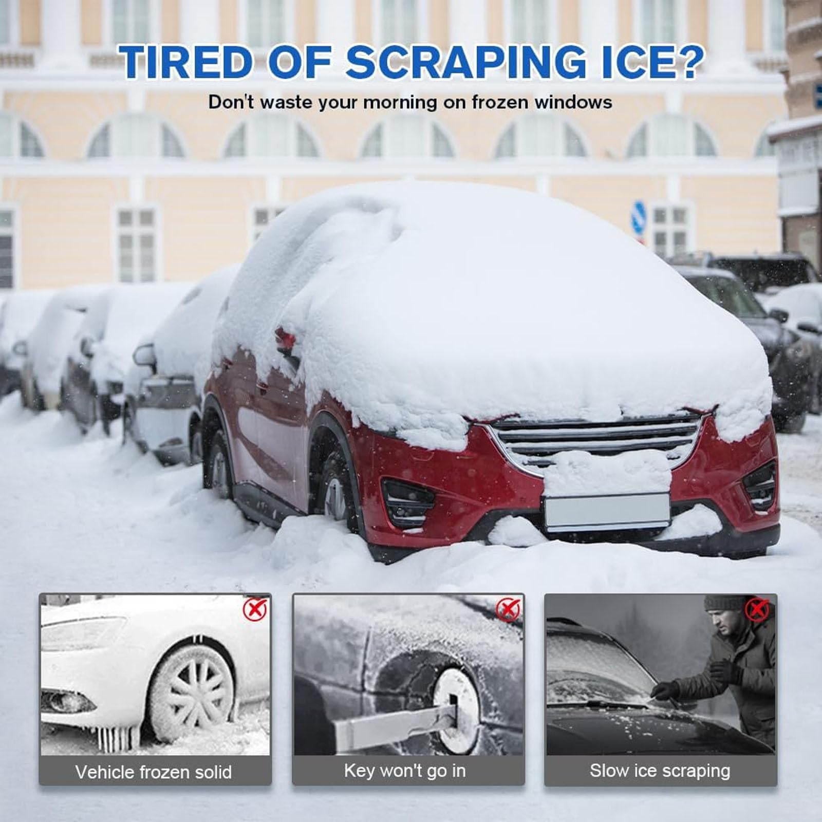thumbnail video image 2 of Car Windshield Snow Melting Coating Spray - Deicer Spray for Car Windshield, Windshield Deicer Spray, Quickly Snow Melting, for Cars, Trucks and SUV, 2 of 2