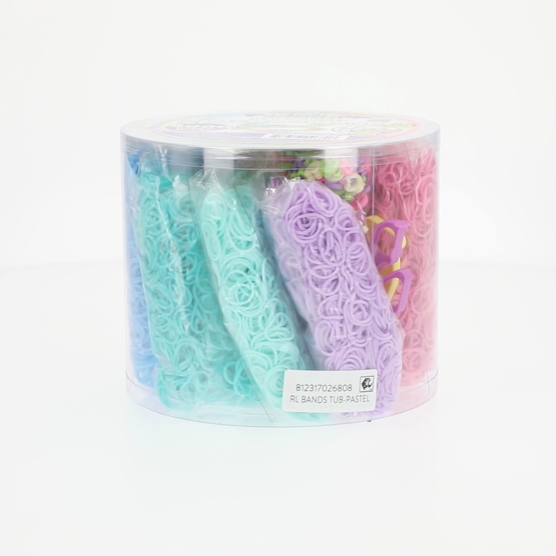 Rainbow Loom Pastel Paradise Jumbo Bucket Bracelet Making Kit
