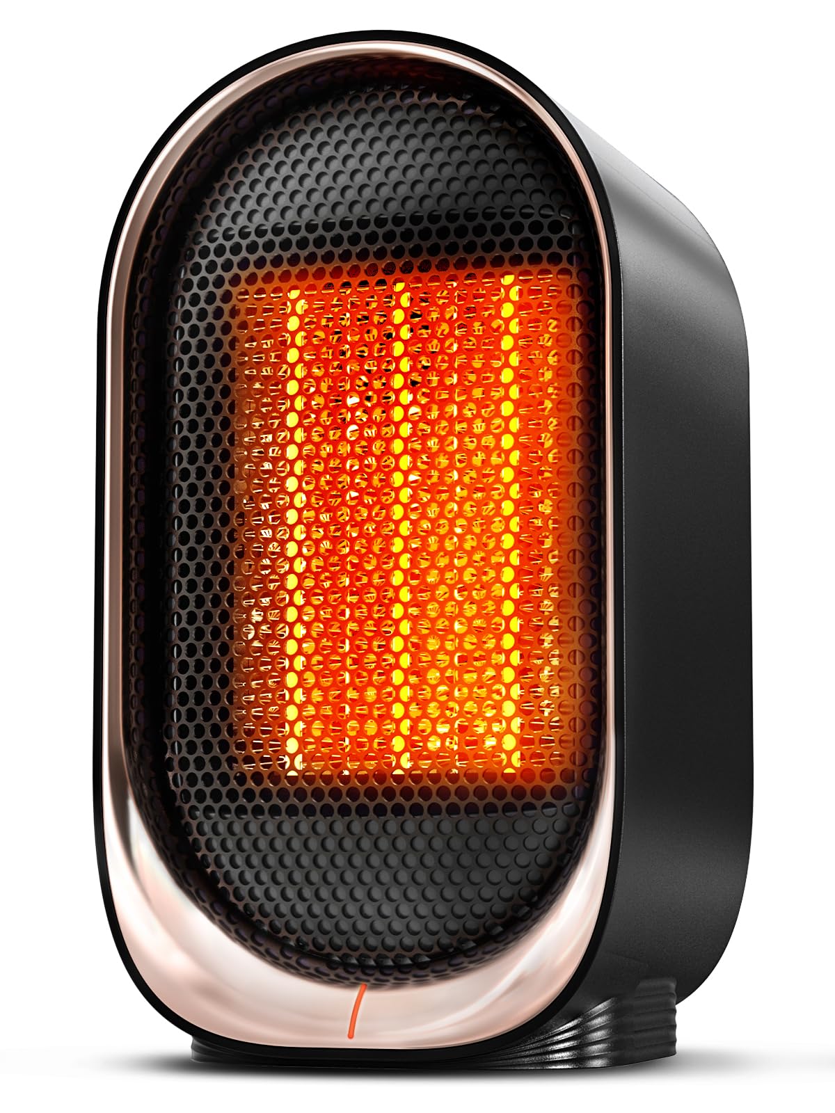 thumbnail video image 2 of FrSara Space Heater, Small Portable Electric Heaters 1500W/800W, 2S Fast Heating, Tip-Over and Overheat Protection, Mini PTC Ceramic Room Desk Heater for Office Bedroom Indoor Use, 2 of 7