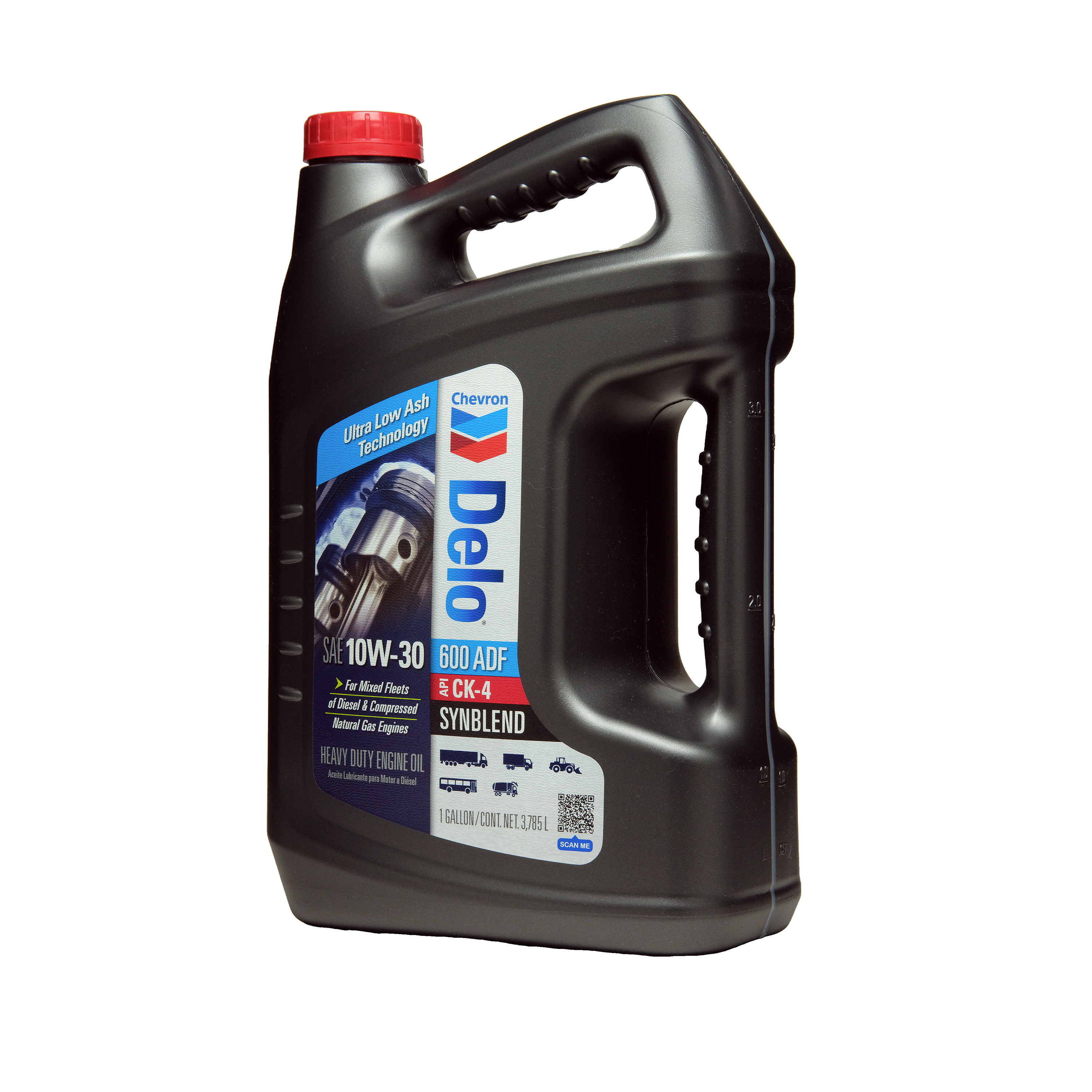 Chevron Delo 600 ADF 10W30 Heavy Duty Diesel Motor Oil, 1 Gallon
