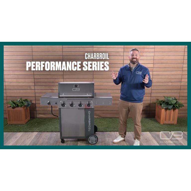Charbroil Gas Grill, Performance Series FlavorMax 4 Burner Grill
