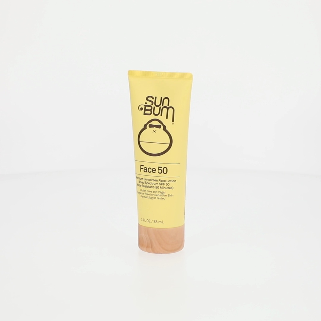 Sun Bum Premium Sunscreen Face Lotion, SPF 50, Fragrance Free, 3